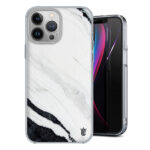 Θήκη Back Cover Apple iPhone 13 Pro Max Marble Black White Lines