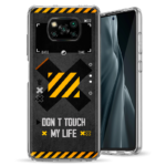 Θήκη Back Cover Xiaomi Poco X3 / X3 Pro Don’t Touch My Life Μαύρο