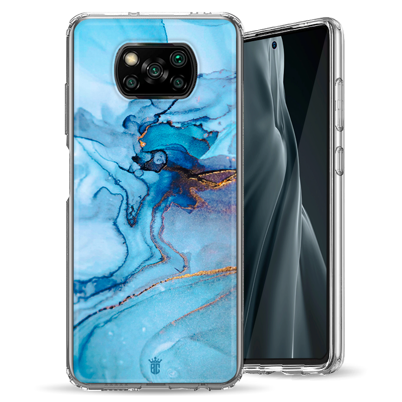 Θήκη Back Cover Xiaomi Poco X3 / X3 Pro Light blue D1