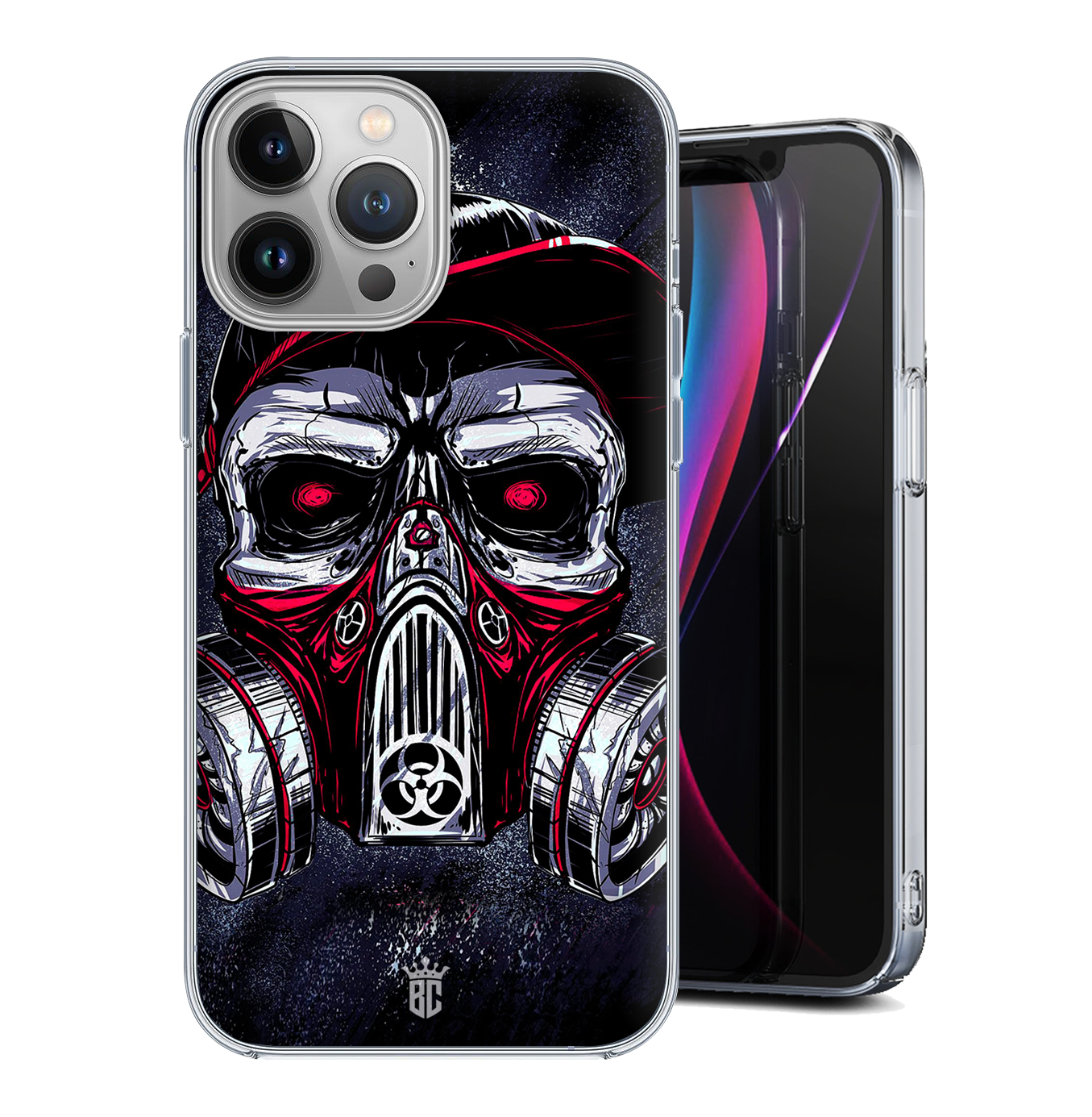 Θήκη Back Cover Apple iPhone 13 Pro Skull Red Blue
