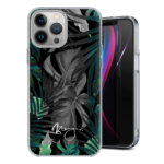 Θήκη Back Cover Apple iPhone 13 Pro Flowers Gray Green