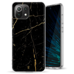 Θήκη Back Cover Xiaomi Mi 11 Lite Marble Black Gold