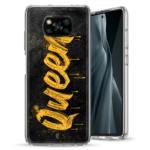 Θήκη Back Cover Xiaomi Poco X3 / X3 Pro Queen Gold Μαύρη