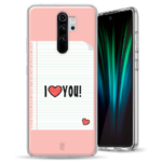 Θήκη Back Cover Xiaomi Redmi Note 8 Pro i Love you