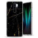 Θήκη Back Cover Xiaomi Redmi Note 8 Pro Marble Black Gold