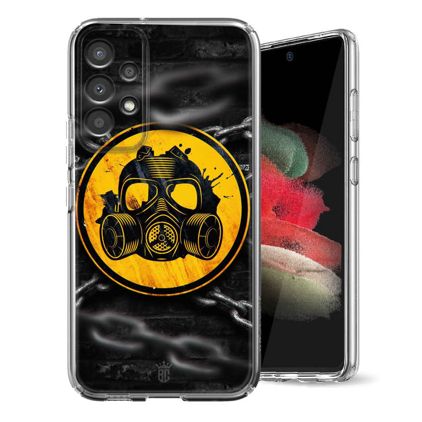 Θήκη Back Cover Samsung Galaxy A13 4G Skull Mask Yellow