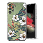 Θήκη Back Cover Samsung A53 5G Flowers Green