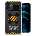 Θήκη Back Cover Apple iPhone 12 Don't Touch My Life black