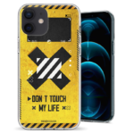 Θήκη Back Cover Apple iPhone 12 Don't Touch My Life yellow