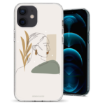 Θήκη Back Cover Apple iPhone 12 Lines Woman D1