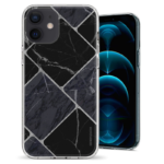Θήκη Back Cover Apple iPhone 12 Marble Black B