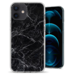 Θήκη Back Cover Apple iPhone 12 Marble Black S