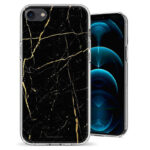Θήκη Back Cover Apple iPhone 6 / 6s Marble Black Gold