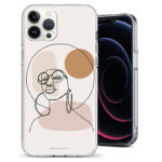 Θήκη Back Cover Apple iphone 12 Pro Lines Woman