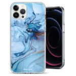Θήκη Back Cover Apple iphone 12 Pro Marble Blue Gold