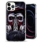 Θήκη Back Cover Apple iphone 12 Pro Skull Red Blue