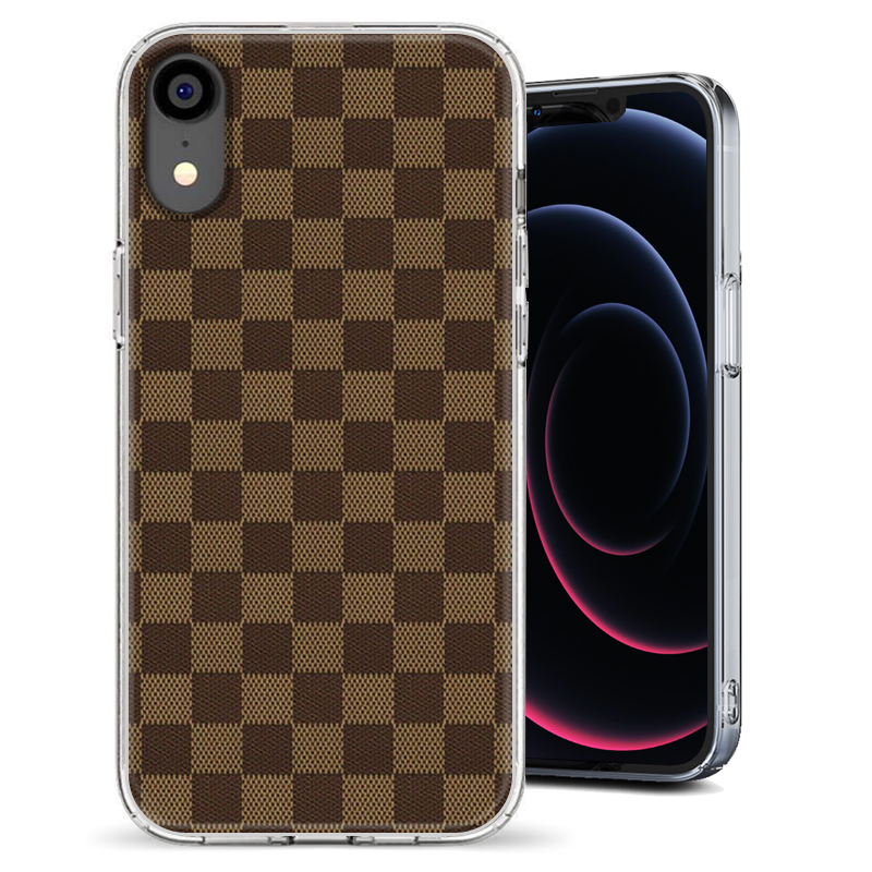 Θήκη Back Cover Apple iphone Xr Brown Chess