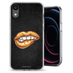 Θήκη Back Cover Apple iphone Xr Lips Gold