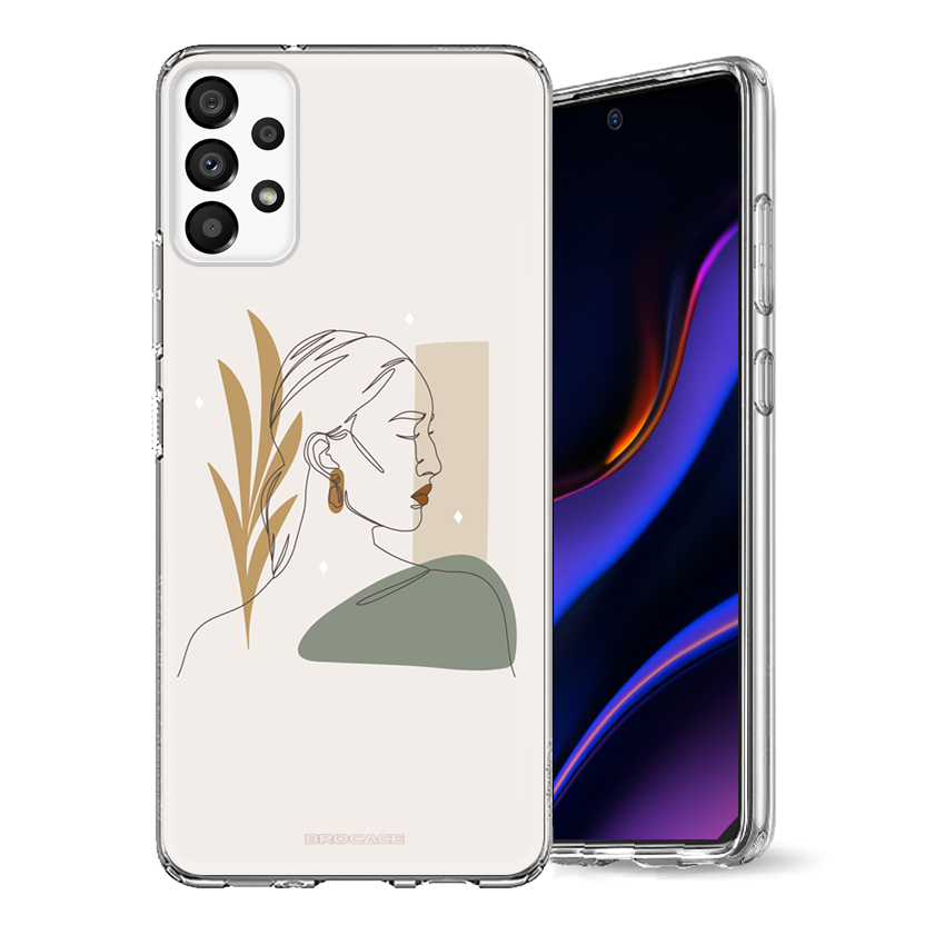 Θήκη Back Cover Samsung Galaxy A33 5G Lines Woman D1