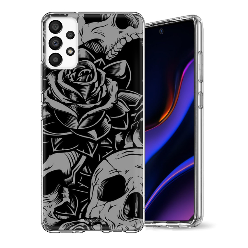 Θήκη Back Cover Samsung Galaxy A33 5G Skull Black D2
