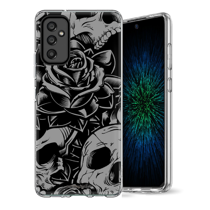 Θήκη Samsung Galaxy M52 5G Skull Black D2