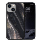 Θήκη Premium Apple iPhone 13 Mini Black liquid marble