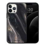 Θήκη Premium Apple iPhone 13 Pro Black liquid marble