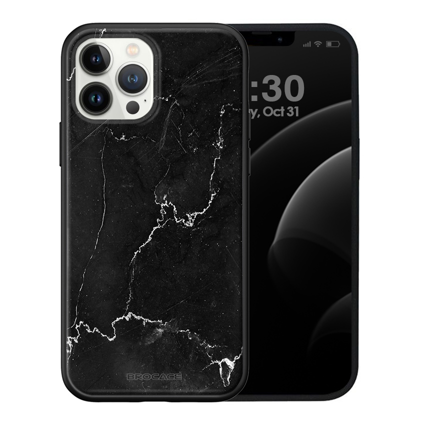 Θήκη Premium Apple iPhone 13 Pro Marble Black White