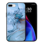 Θήκη Premium Apple iPhone 7 Plus 8 Plus Marble Blue Gold