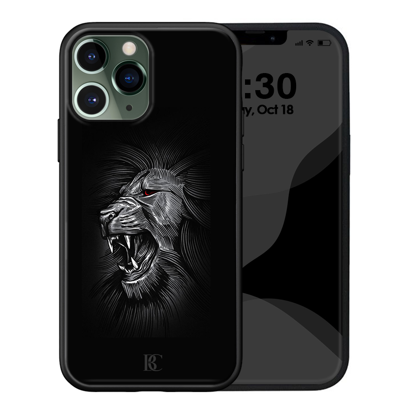 Θήκη Premium Apple iphone 11 Pro Max Lion Black