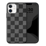 Θήκη Premium Apple iphone 12 Brown Chess Black Gray