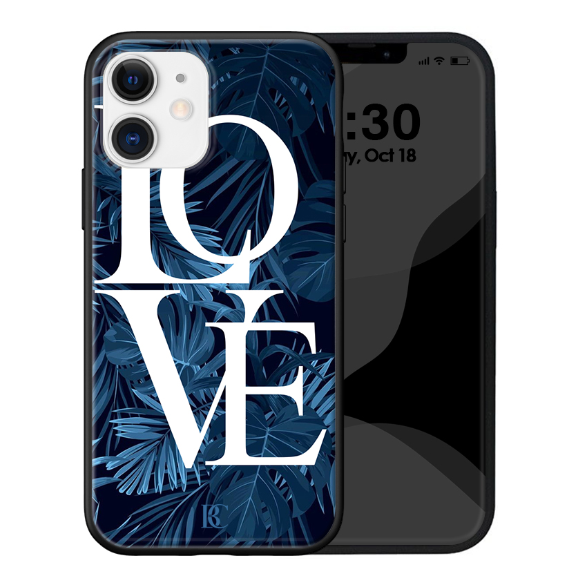 Θήκη Premium Apple iphone 12 Mini Tropical Love Blue
