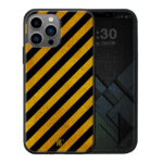 Θήκη Premium Apple iphone 12 Pro Caution Black Yellow