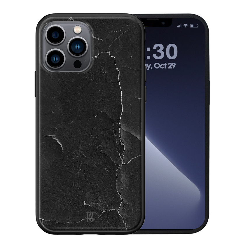 Θήκη Premium Apple iphone 12 Pro Max Marble Black White