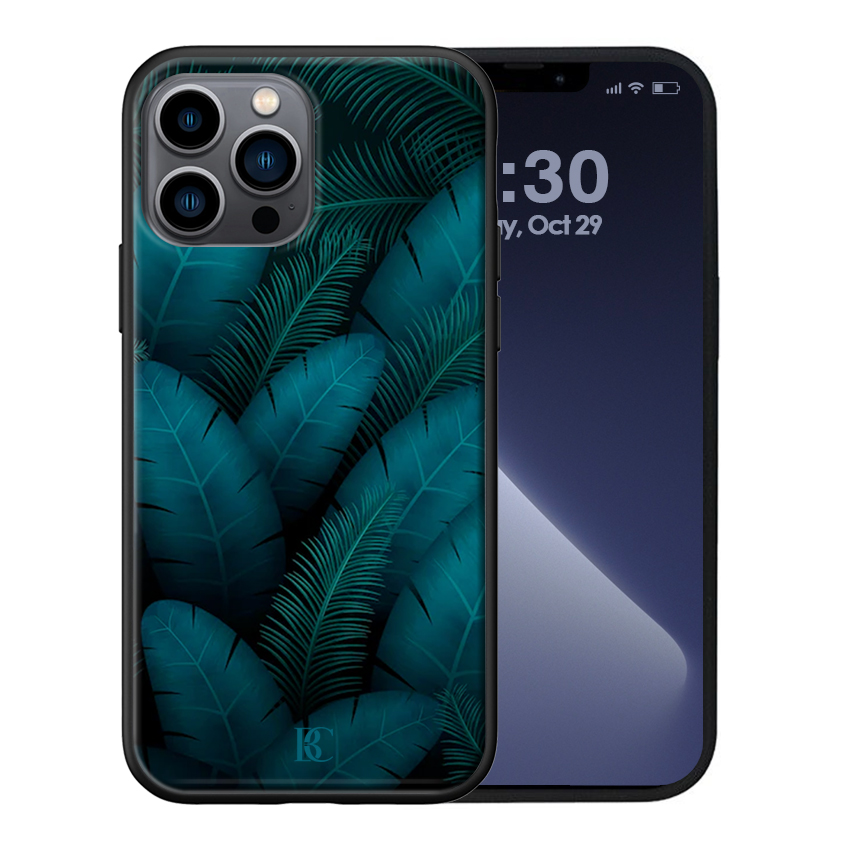 Θήκη Premium Apple iphone 12 Pro Max Tropical leaves