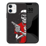 Θήκη Premium Apple iphone 12 Skull Mafia Black Red