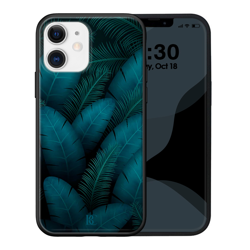 Θήκη Premium Apple iphone 12 Tropical leaves