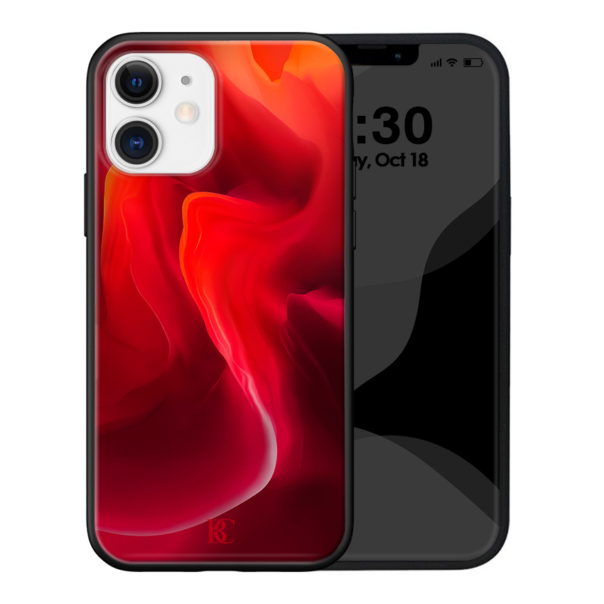 Θήκη Premium Apple iphone 12 Watercolor Red