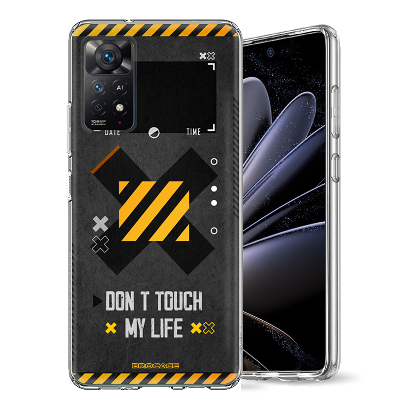 Θήκη Back Cover Xiaomi Redmi Note 11 / 11s Don't Touch My Life black