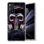Θήκη Back Cover Xiaomi Redmi Note 11 / 11s Skull Red Blue