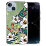 Θήκη Back Cover Apple iphone 14 Flowers Green