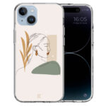 Θήκη Back Cover Apple iphone 14 Plus Lines Woman D1