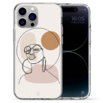 Θήκη Back Cover Apple iphone 14 Pro Lines Woman