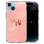 Θήκη Back Cover Apple iphone 14 Rose Gold Crown