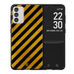 Θήκη Premium Samsung Galaxy A02s Caution Black Yellow