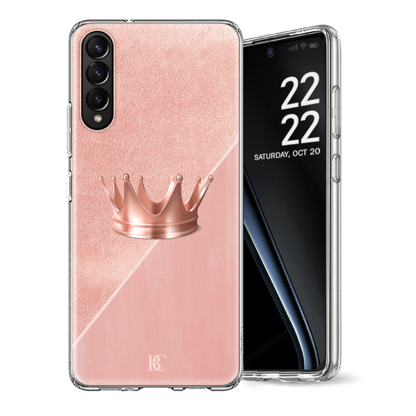 Θήκη Back Cover Samsung Galaxy A50 A30s A50s Rose Gold Crown
