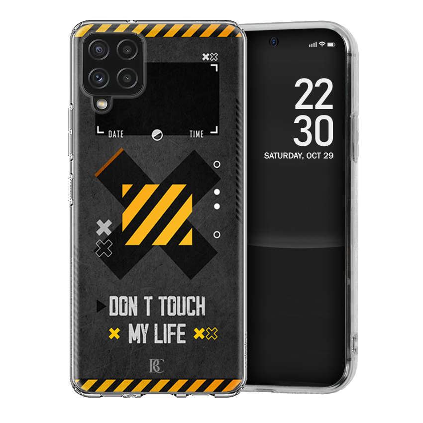 Θήκη Back Cover Samsung Galaxy A22 4G Dont Touch My Life black