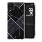 Θήκη Back Cover Samsung Galaxy A22 4G Marble Black B