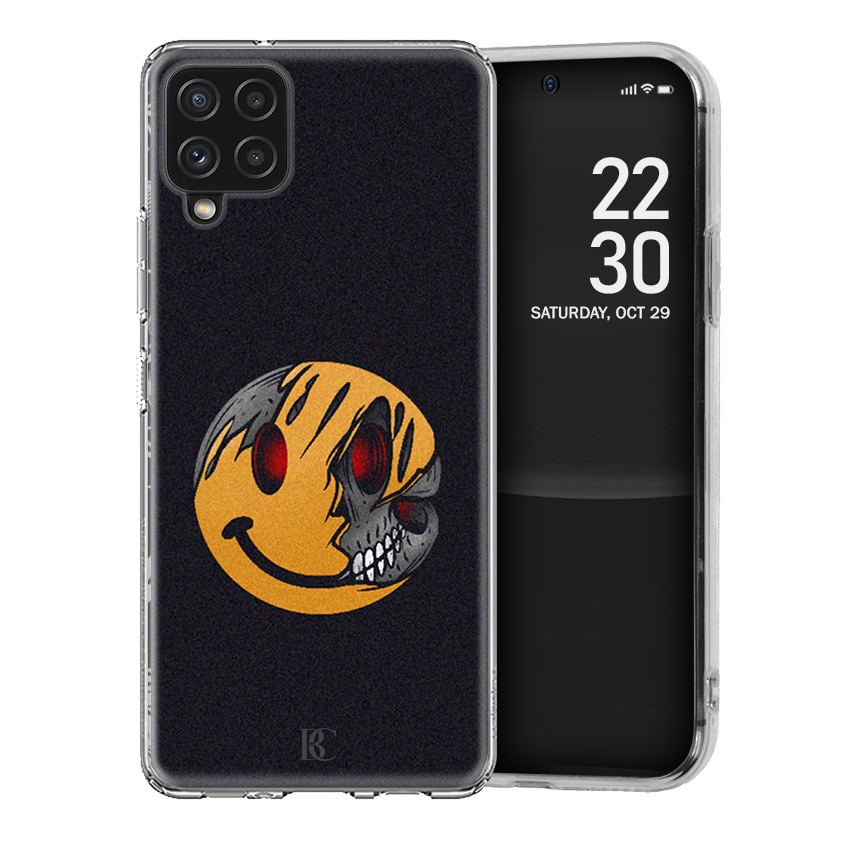 Θήκη Back Cover Samsung Galaxy A22 4G Skull Smile
