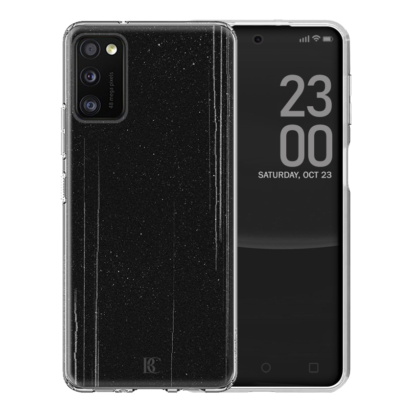 Θήκη Σιλικόνης Samsung Galaxy A41 Dust Black Lines